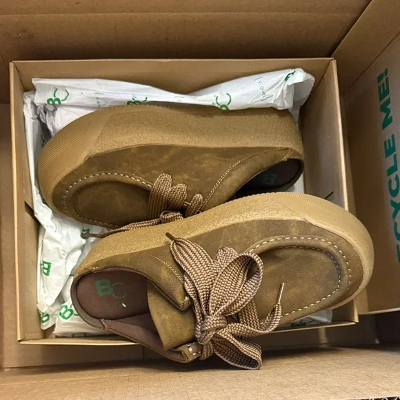 BC Footwear Evolution Platform Mule in Brown - Picture 9 of 9